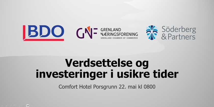 Verdsettelse og investeringer i usikre tider
